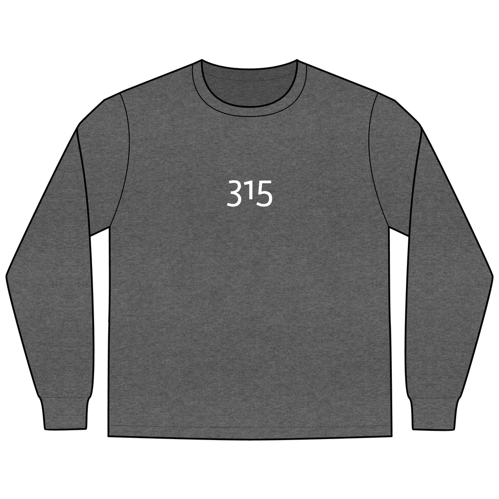 Multi Color Men's Long Sleeve Tee - Stylish Comfort with '315' Design