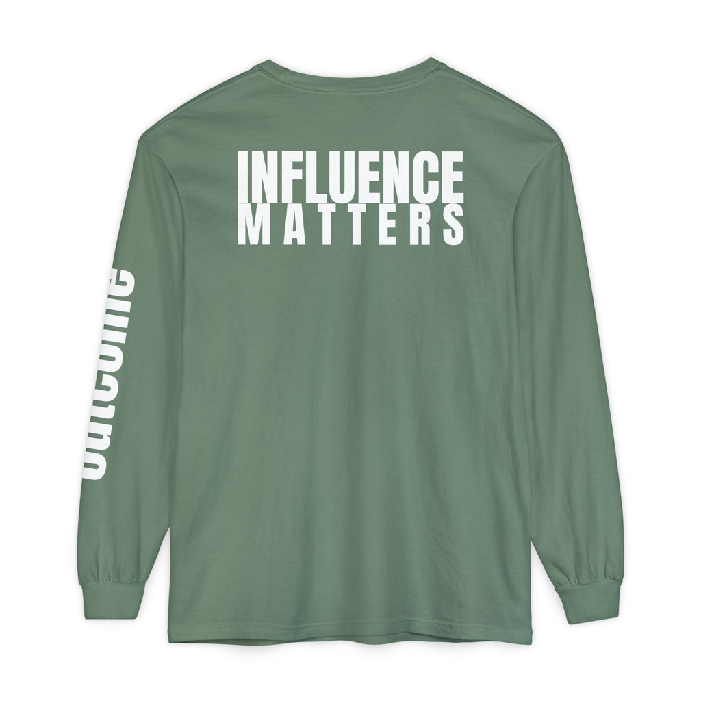 Influence Matters Unisex Long Sleeve T-Shirt - Inspirational Casual Wear