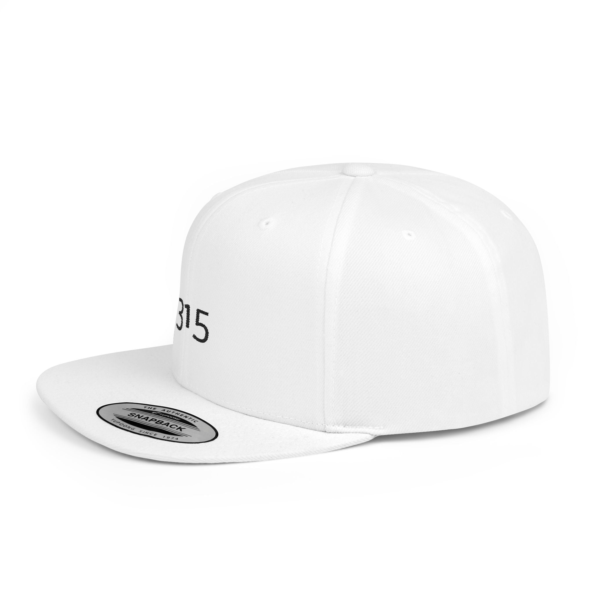 3 - Hat Custom 315 Flat Bill Snapback Cap
