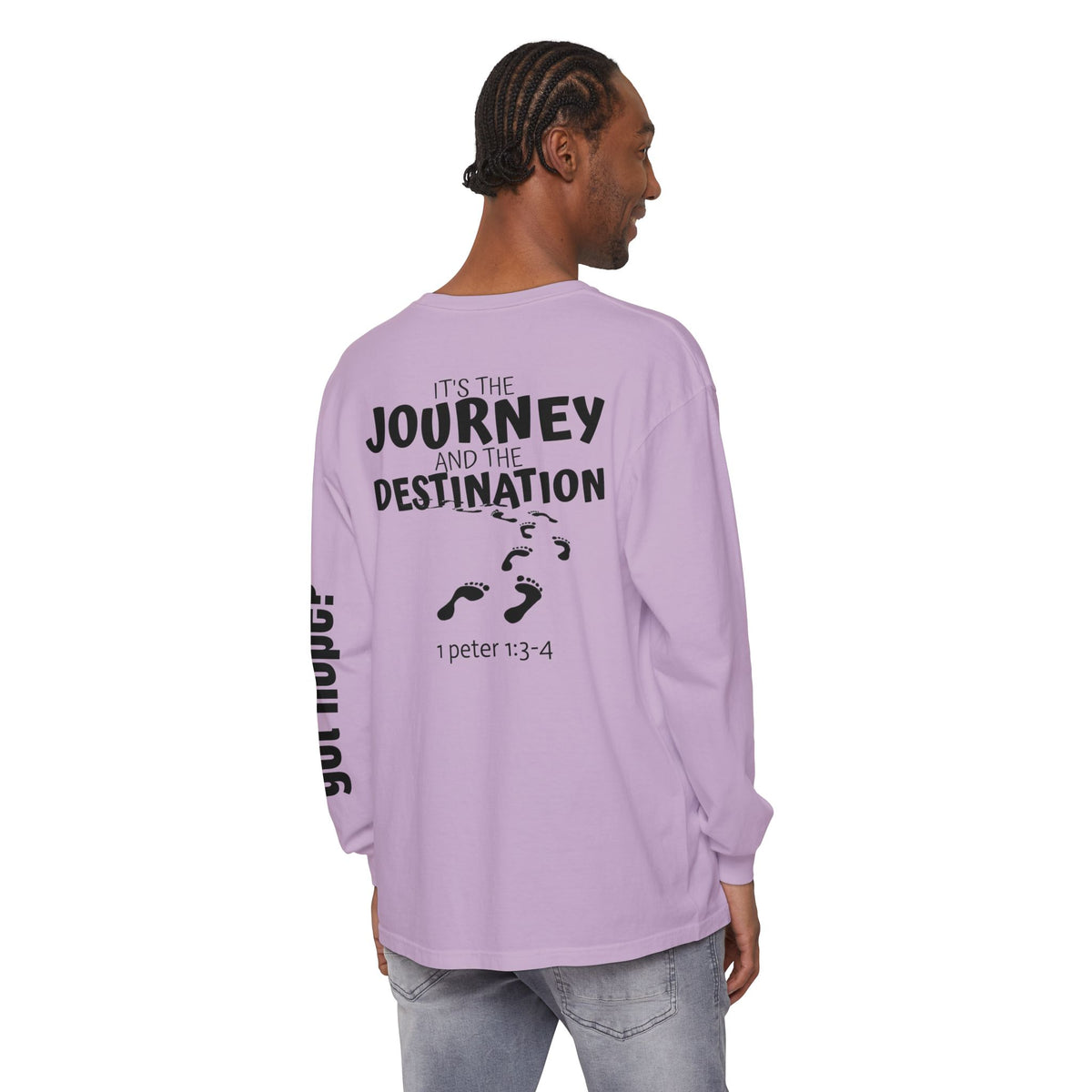 12 - Long sleeve tee 315 It’s the Journey Unisex Long Sleeve T-Shirt - Inspirational Casual Wear