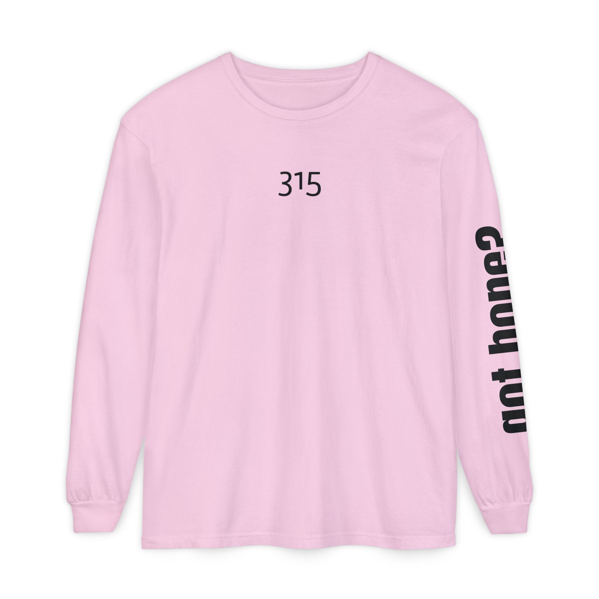 315 It’s the Journey Unisex Long Sleeve T-Shirt - Inspirational Casual Wear