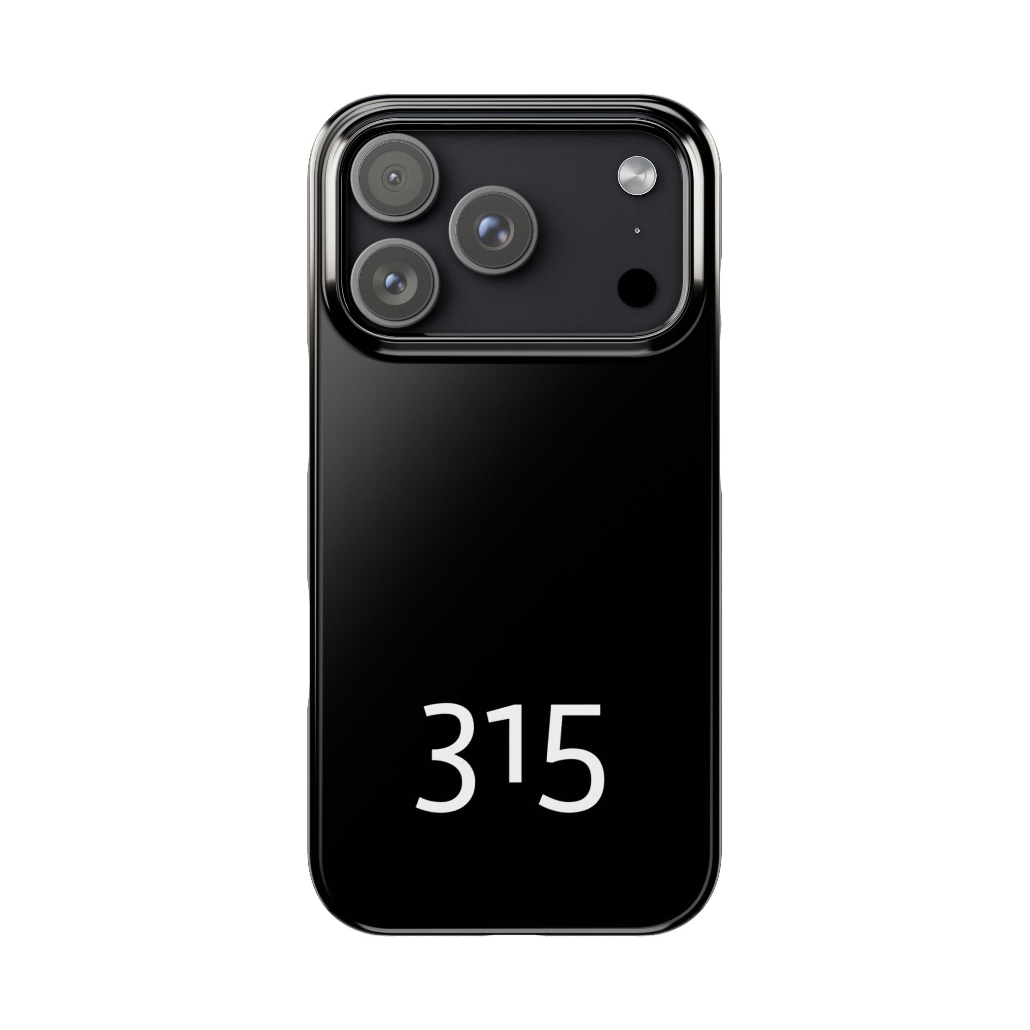 36 - Phone case 315 Slim Phone Case — Motivational Black Protective Cover