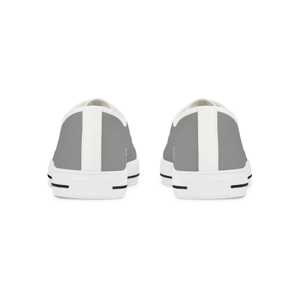 31 - Men's Low Top Sneakers TF — Minimal Grey Canvas Shoes with '315' Side Graphic