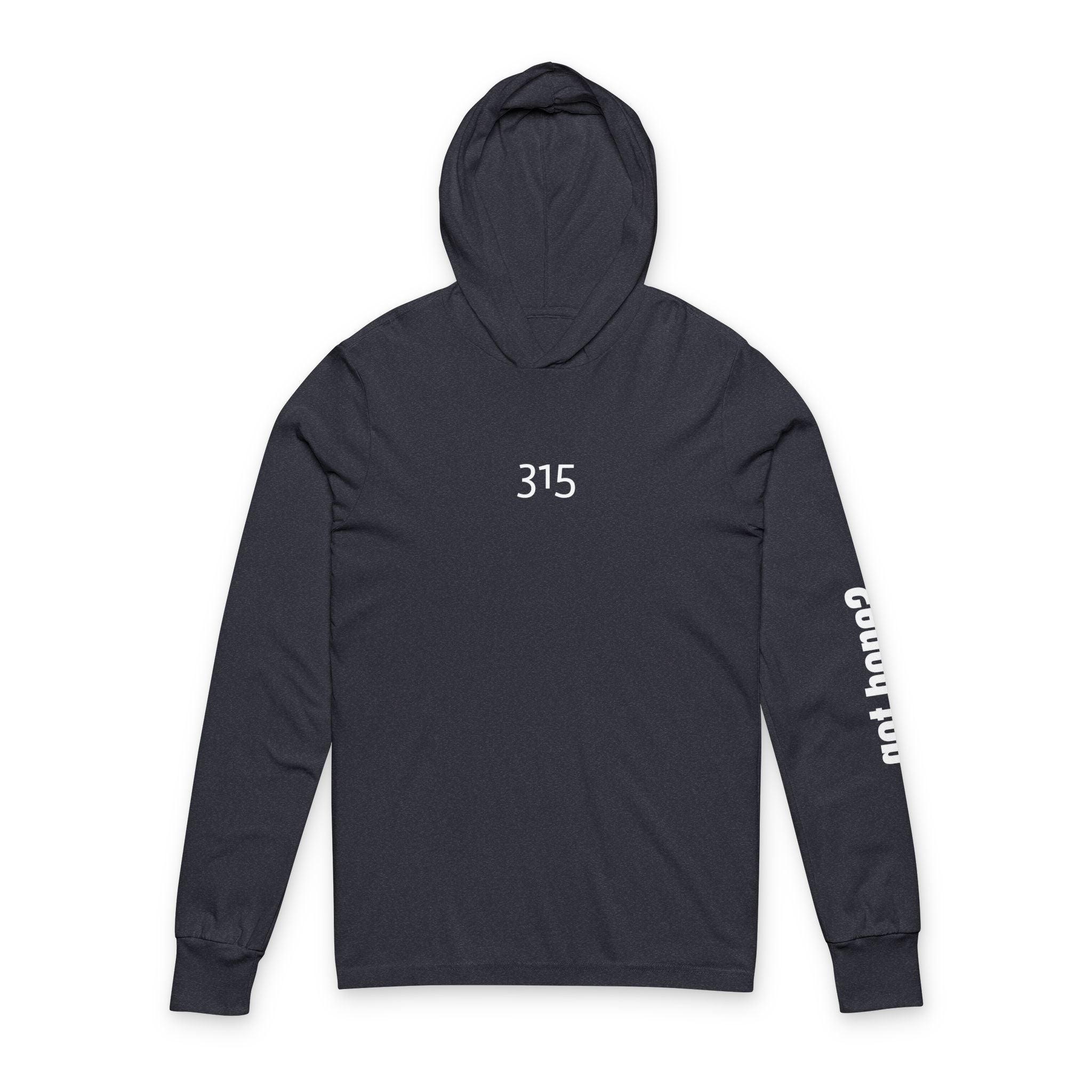 Multi Color Inspirational Unisex Hooded Long Sleeve Tee - "This Isn't the End of My Story"