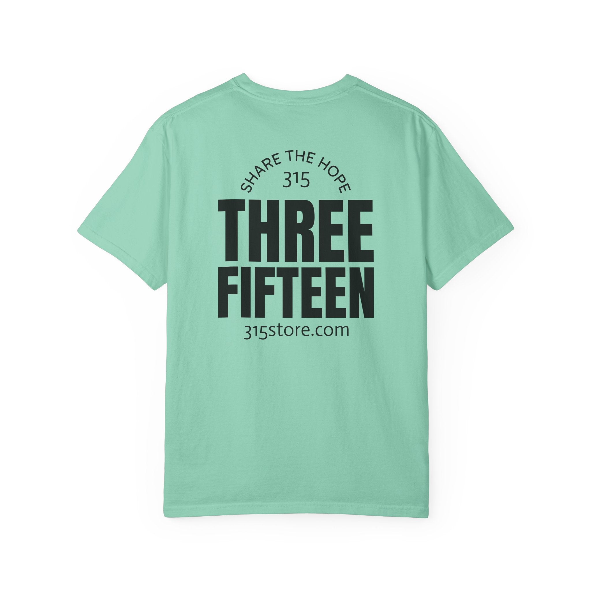 1 - Multi Colors Share the Hope Three Fifteen Graphic T-Shirt