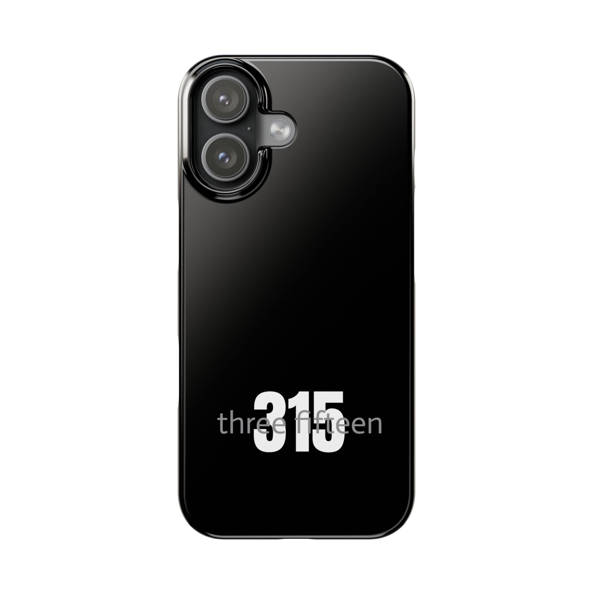 Copy of 36 - Phone case 315 Slim Phone Case — Motivational Black Protective Cover