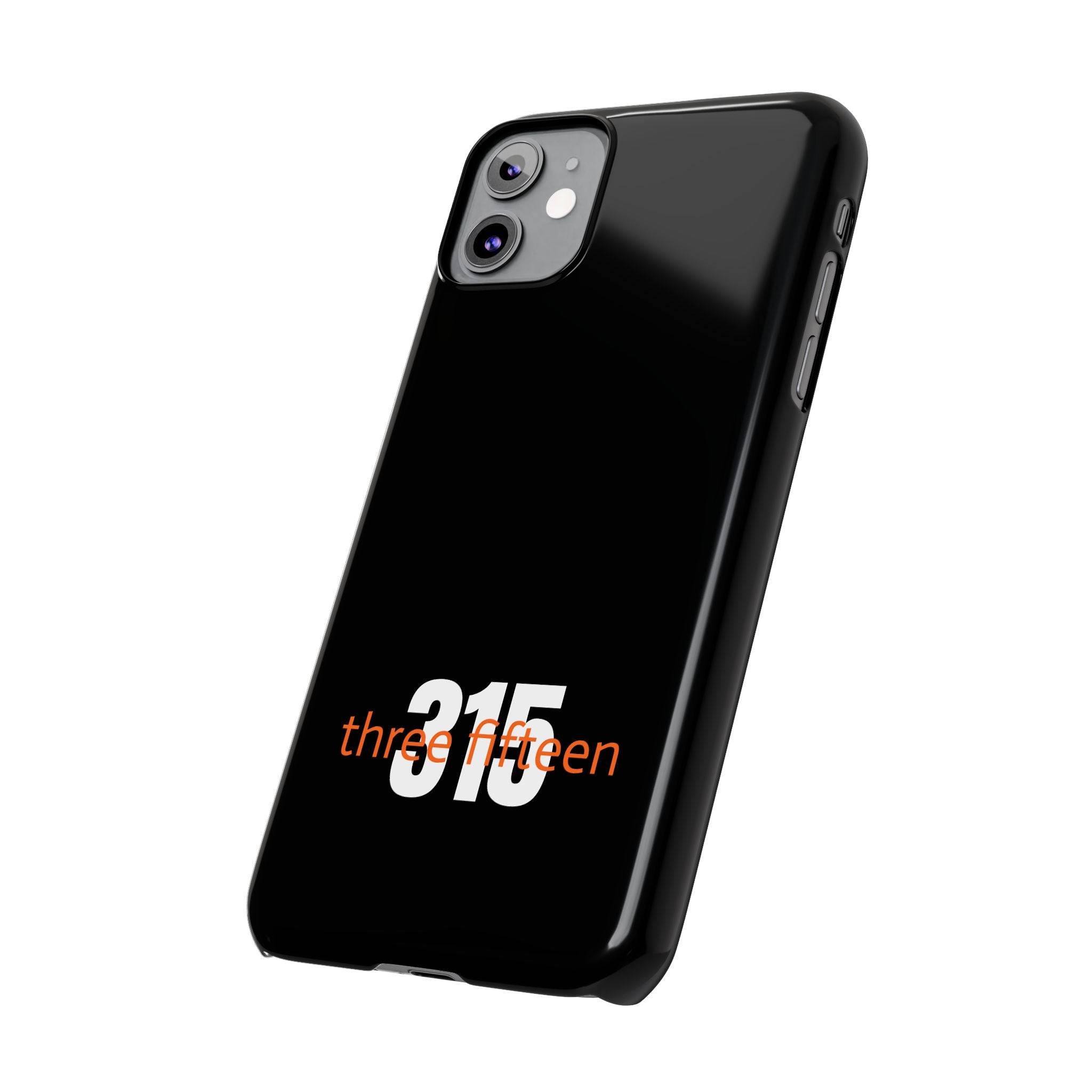 36 - Phone case 315 Slim Phone Case — Motivational Black Protective Cover