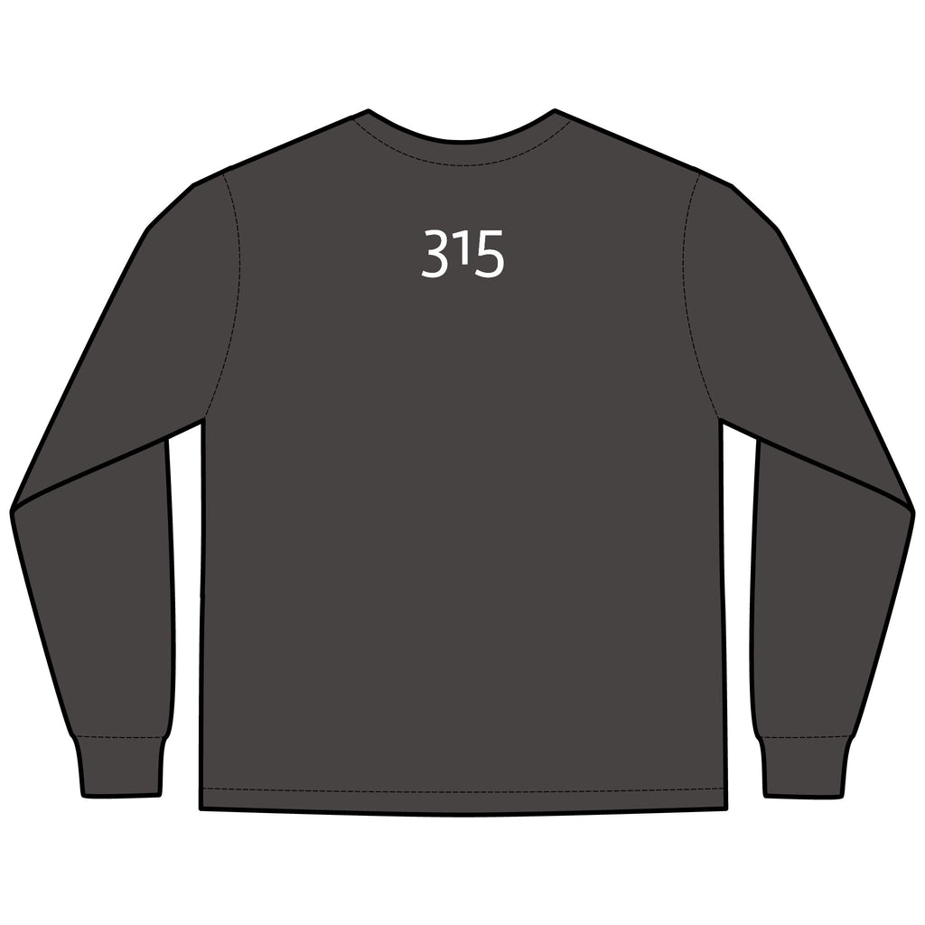 HOPE Matters Multi Colors Hanes Garment-Dyed Long Sleeve T-Shirt with 315 Print