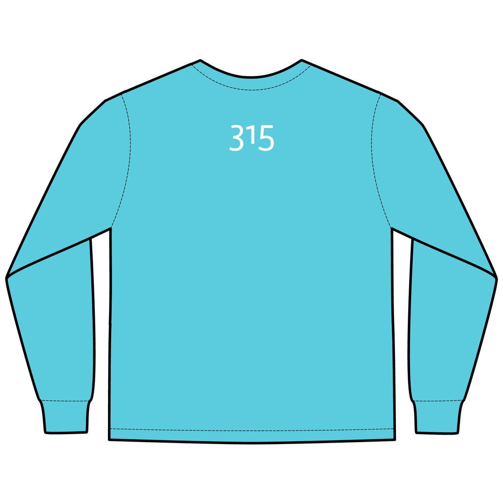 HOPE Matters Multi Colors Hanes Garment-Dyed Long Sleeve T-Shirt with 315 Print