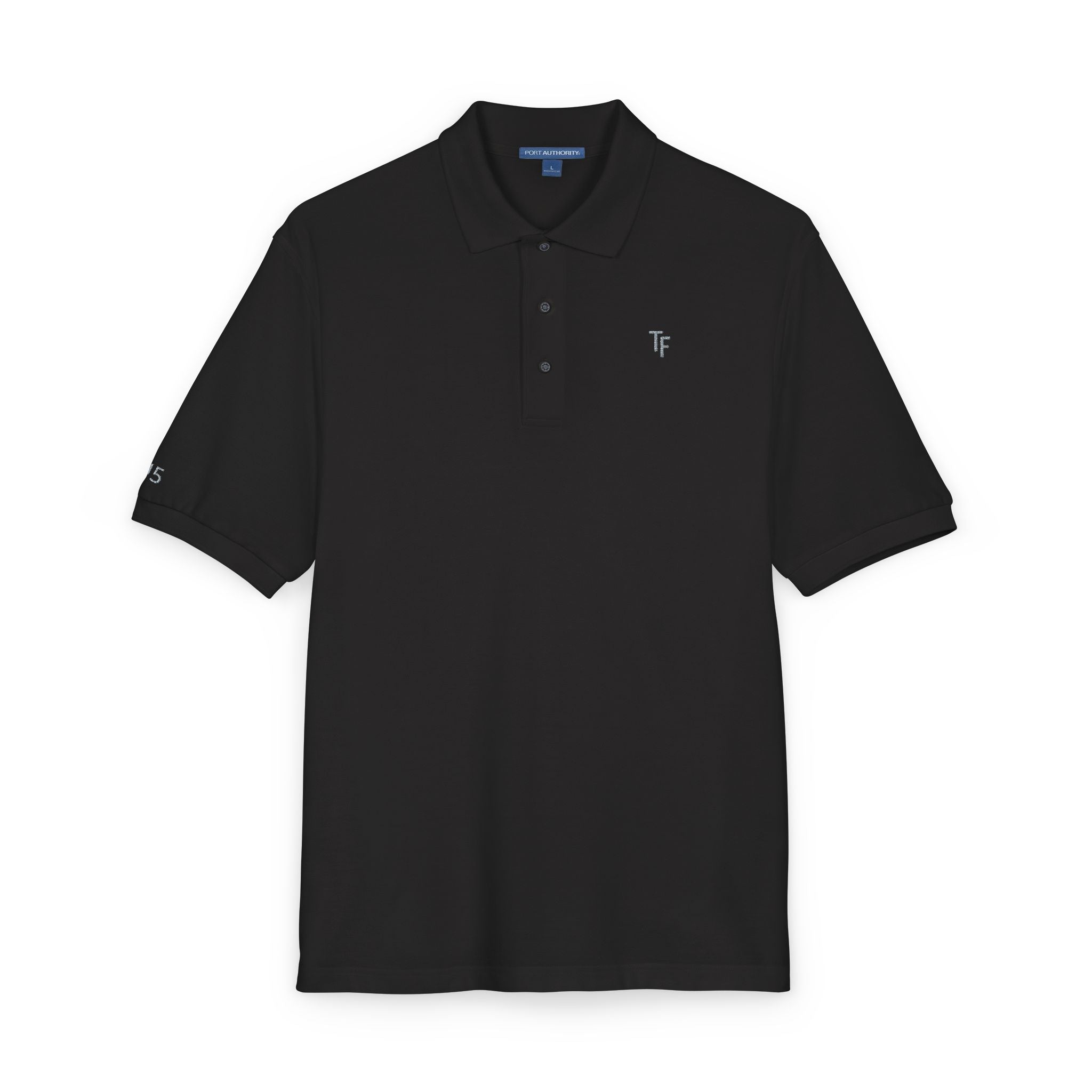 114 - Multi Color Sleek TF Embroidered Unisex Polo Shirt - Casual Elegance for Every Occasion