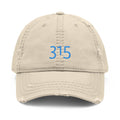 3 - 315 Embroidered Distressed Dad Hat — Vintage Casual Baseball Cap