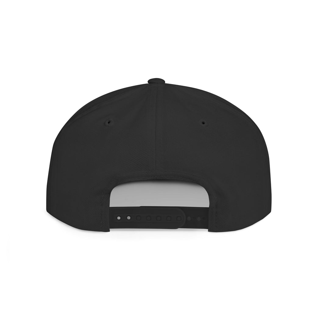 Custom White Flat Bill Snapback Hat with 315 Design