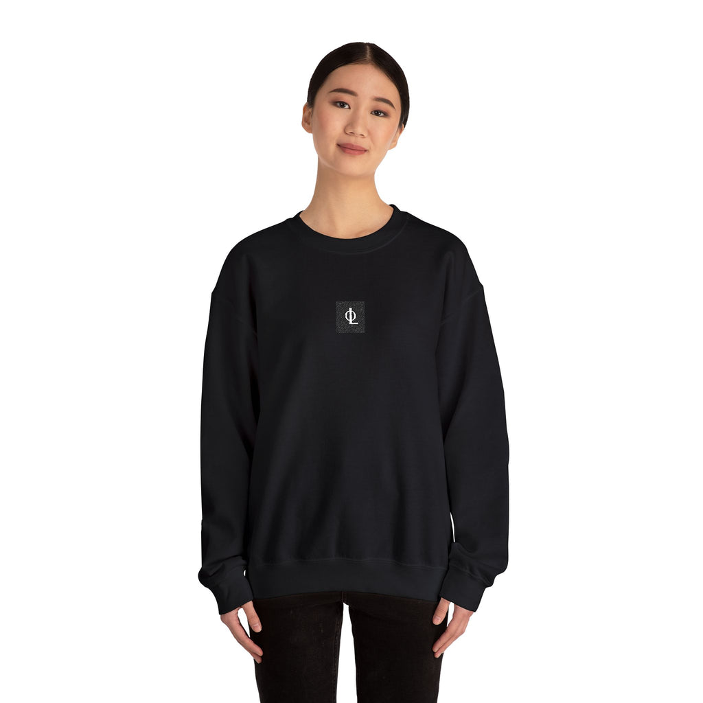 Outcome Leadership Crewneck Sweatshirt — Motivational Black Pullover