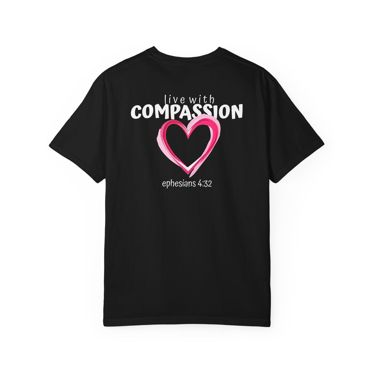 01 - Multi Color Tee - Live With Compassion - Multi Colors 315 Graphic T-Shirt