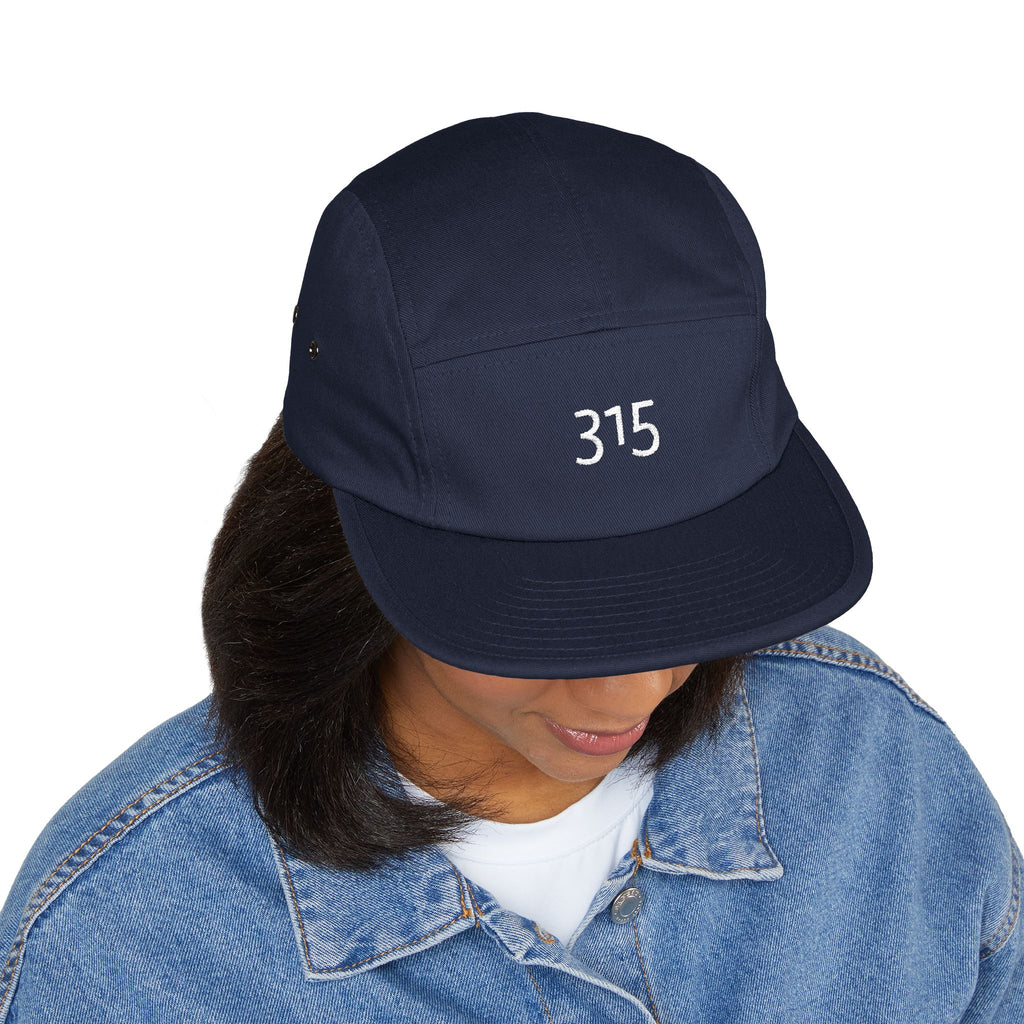 Embroidered 5 Panel Cap - Casual Streetwear with Unique Design (315)