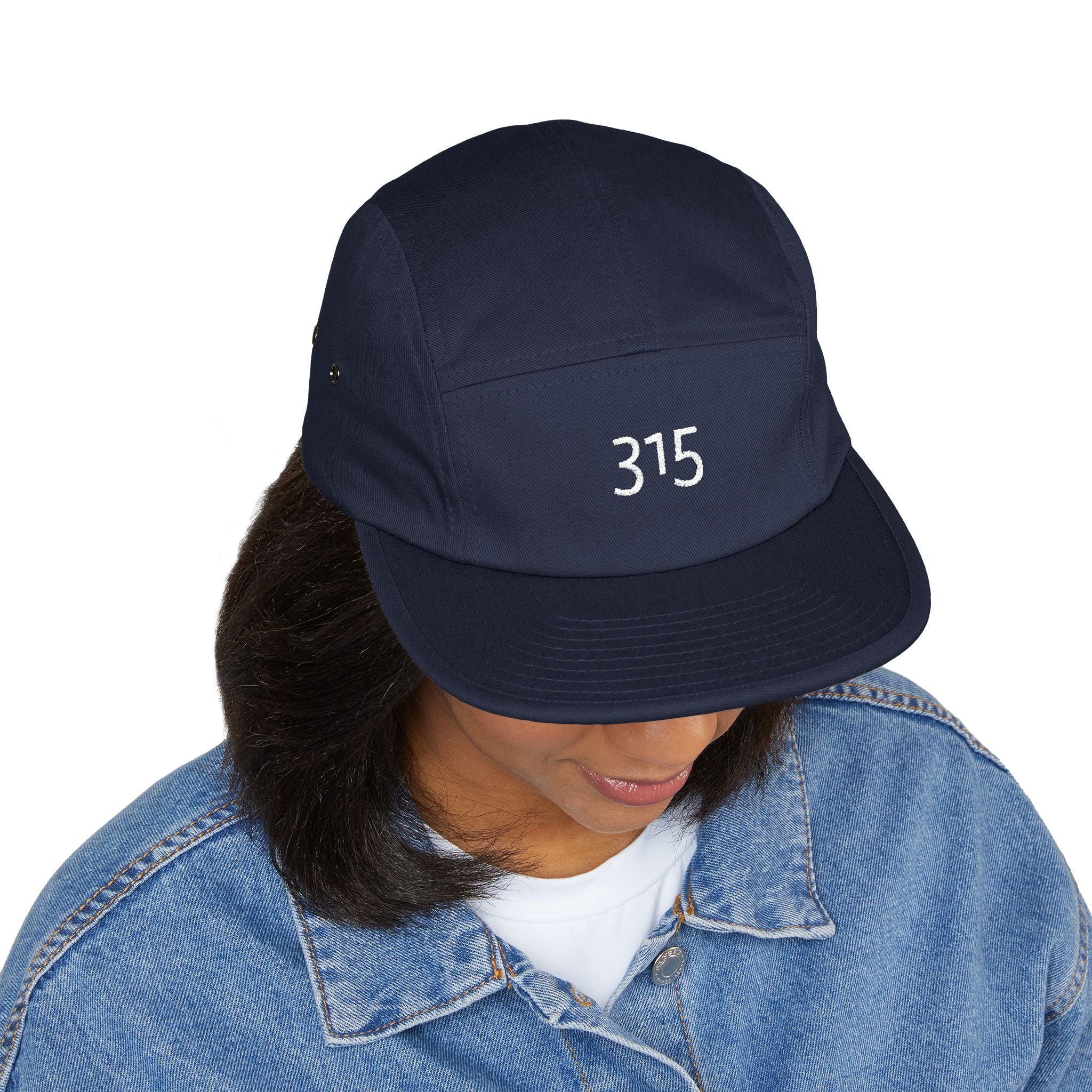 Embroidered 5 Panel Cap - Casual Streetwear with Unique Design (315)