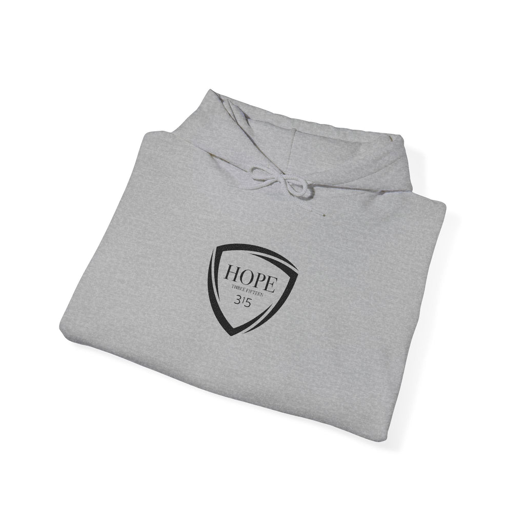 16 - Multi Color - Embroidered Hope Shield Hoodie — Pullover