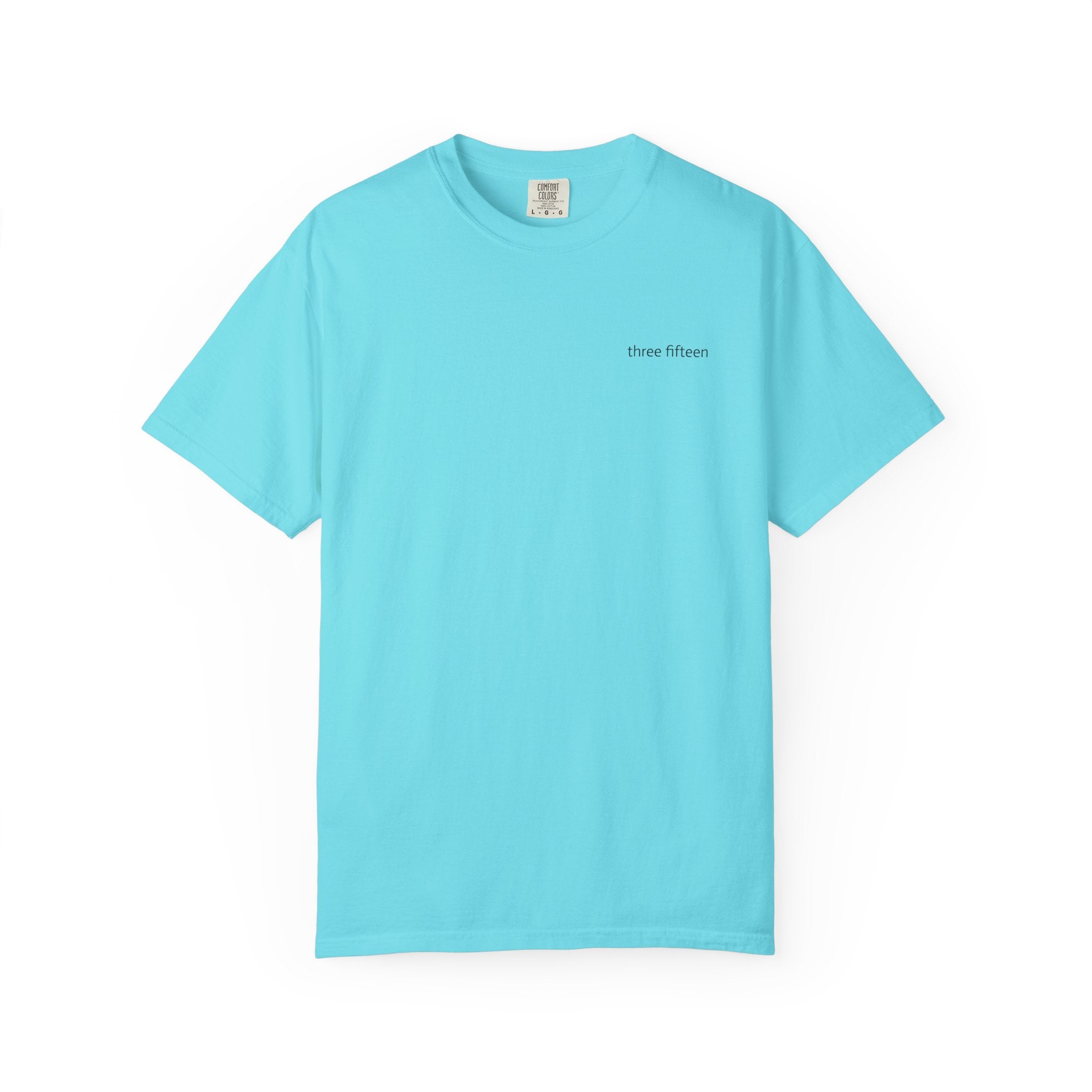 1 - Multi Colors Three Fifteen Basic Graphic T-Shirt