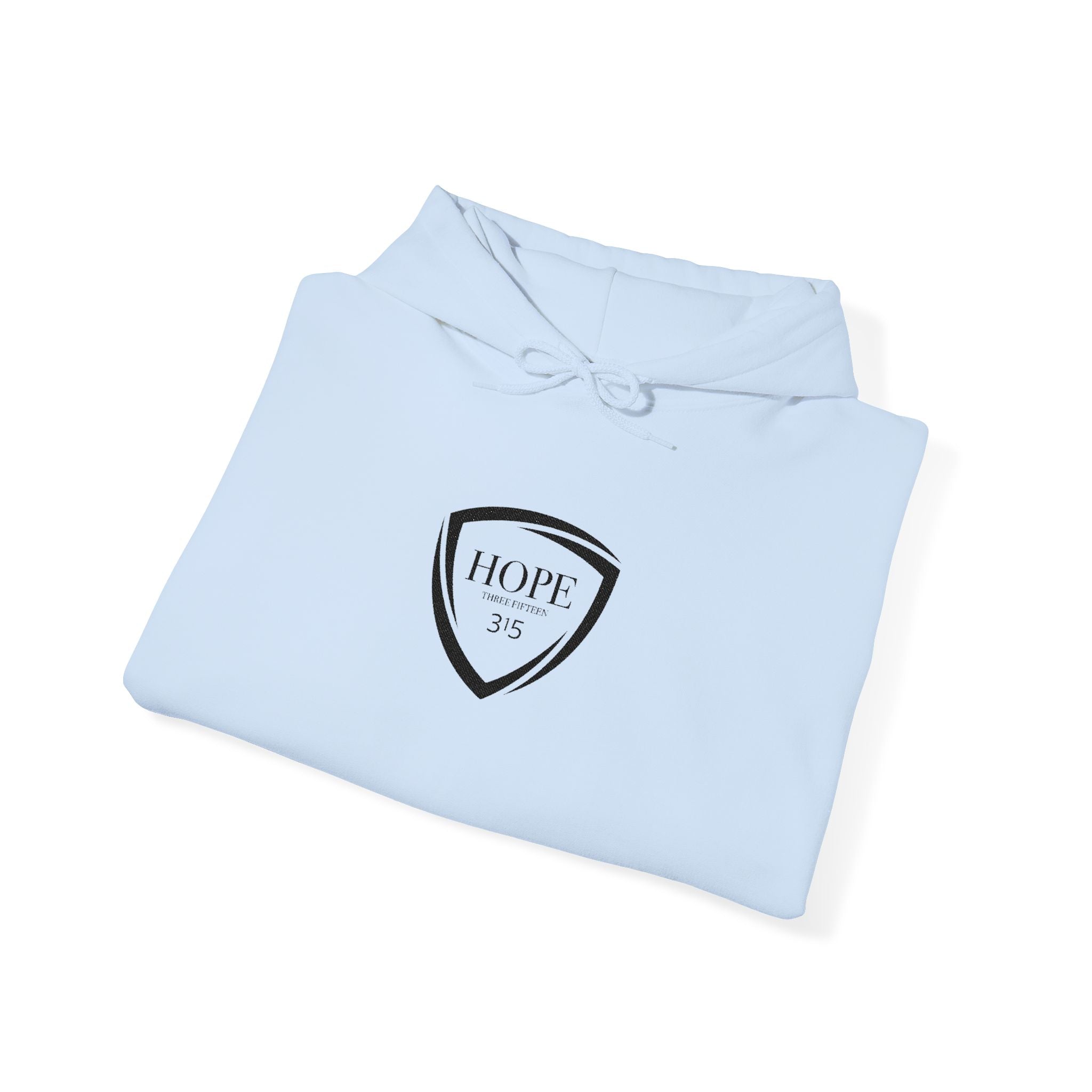 16 - Multi Color - Embroidered Hope Shield Hoodie — Pullover