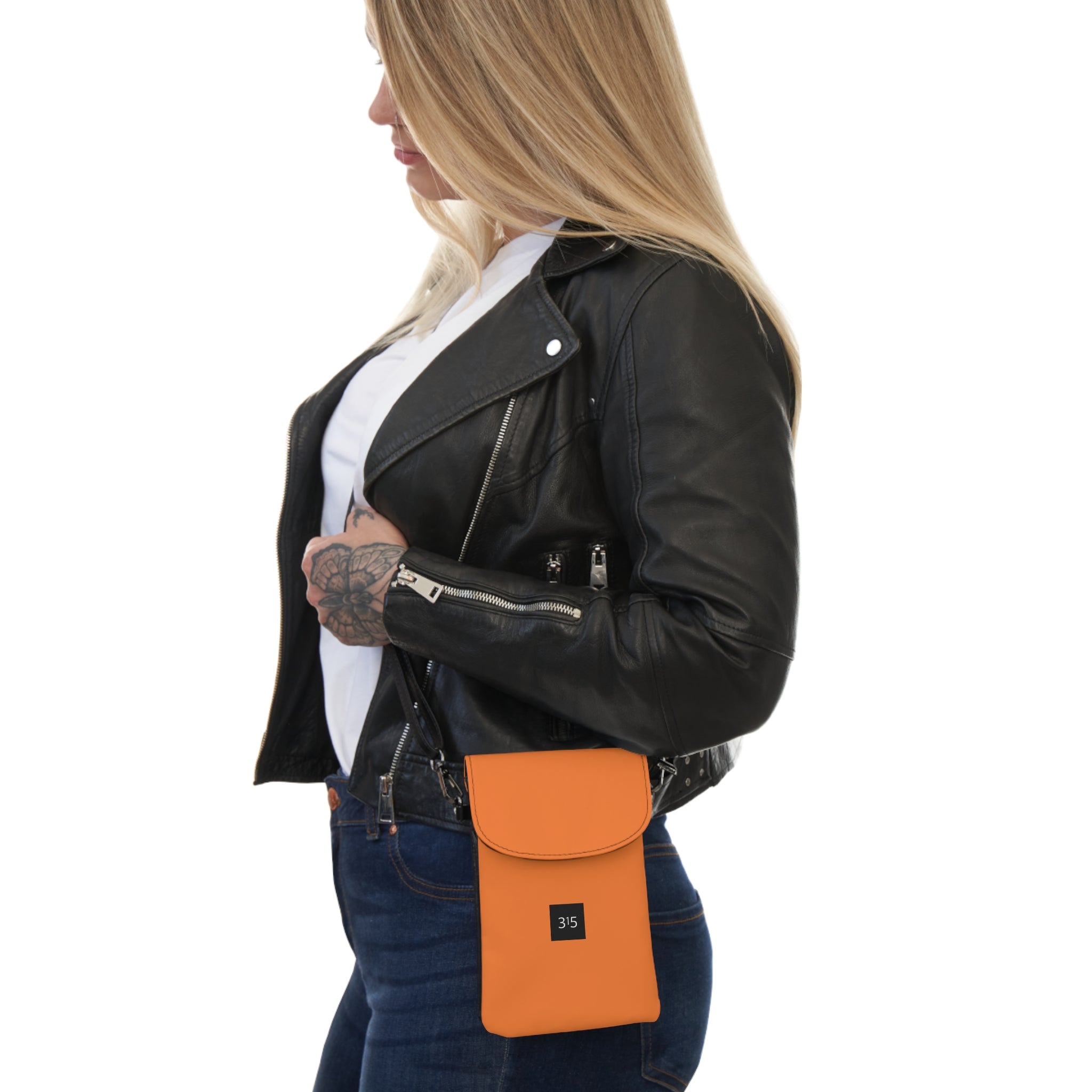 Stylish Small Cell Phone Wallet with Adjustable Strap - Perfect for On-the-Go Everyday Use