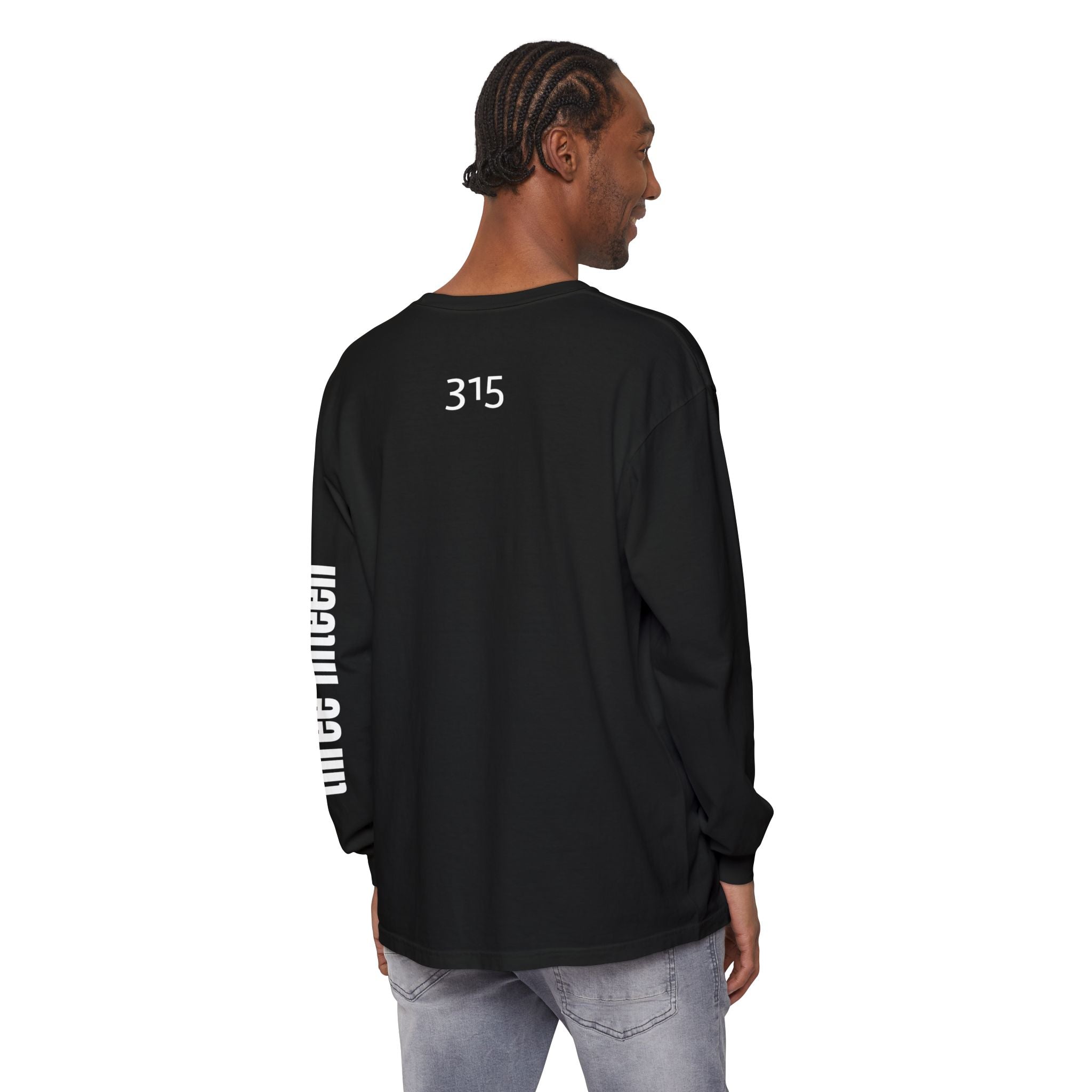 12 - 315 Three Fifteen Multi Color Unisex Long Sleeve T-Shirt - Inspirational Casual Wear