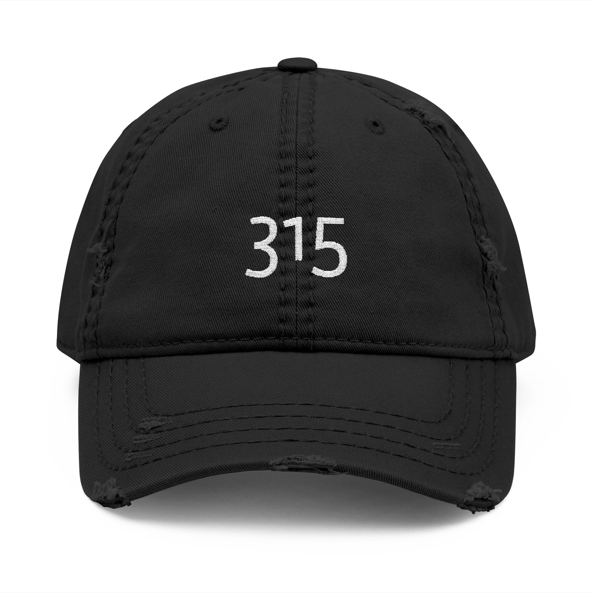 3 - Hat Distressed Embroidered Dad Hat - Casual Chic Accessory