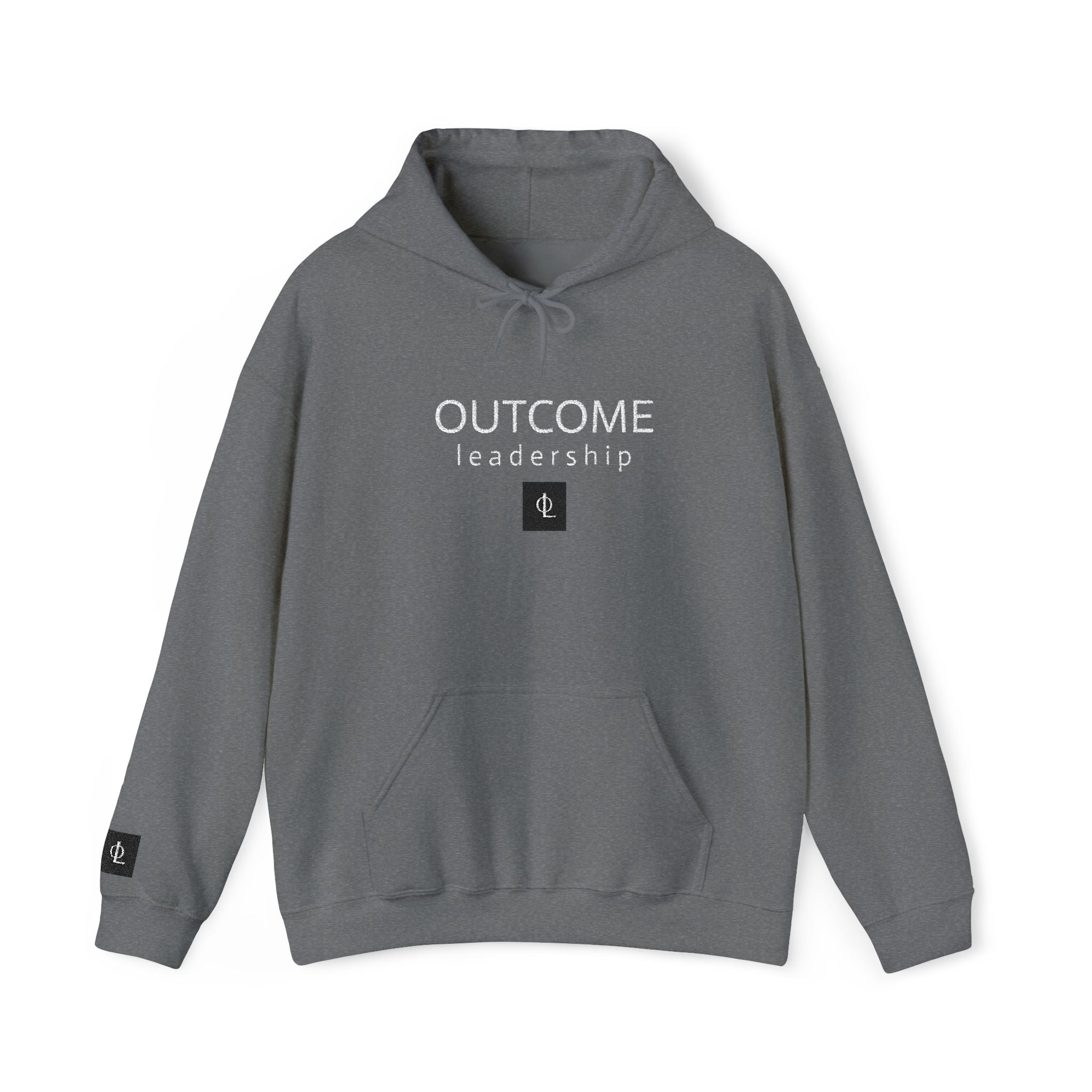 Multi Color - Outcome Leadership Hoodie — Minimal Black Square Anchor Logo Pullover