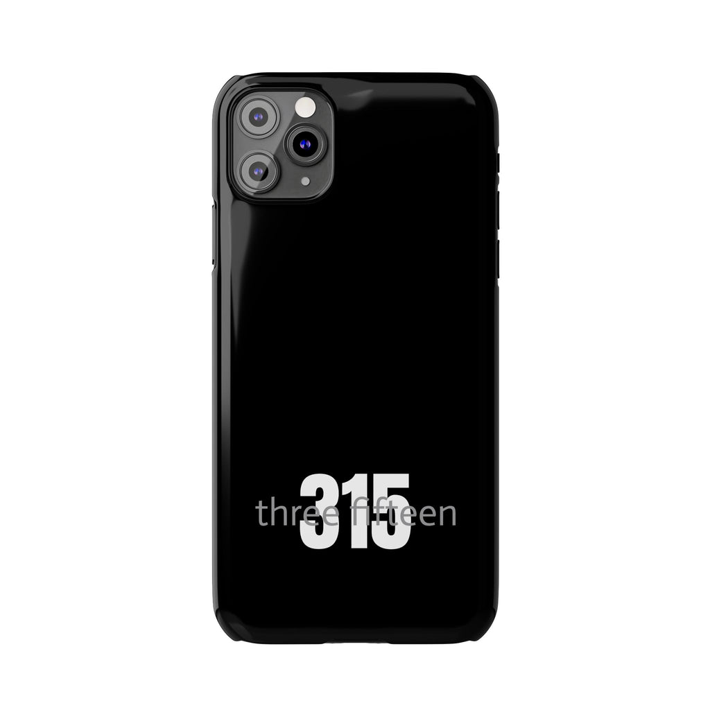 Copy of 36 - Phone case 315 Slim Phone Case — Motivational Black Protective Cover