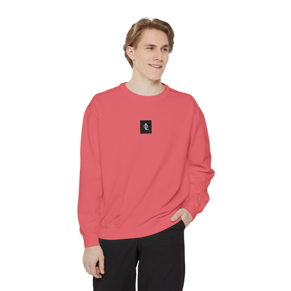 Multi Color - Outcome Leadership Embroidered 315 Minimalist Logo Sweatshirt — White Crewneck Casual Pullover