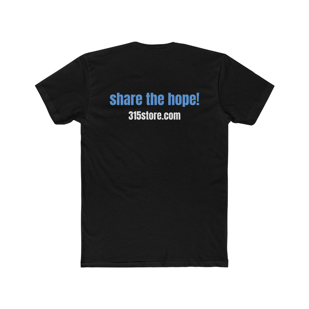 Hopeful Message Unisex Cotton Crew Tee