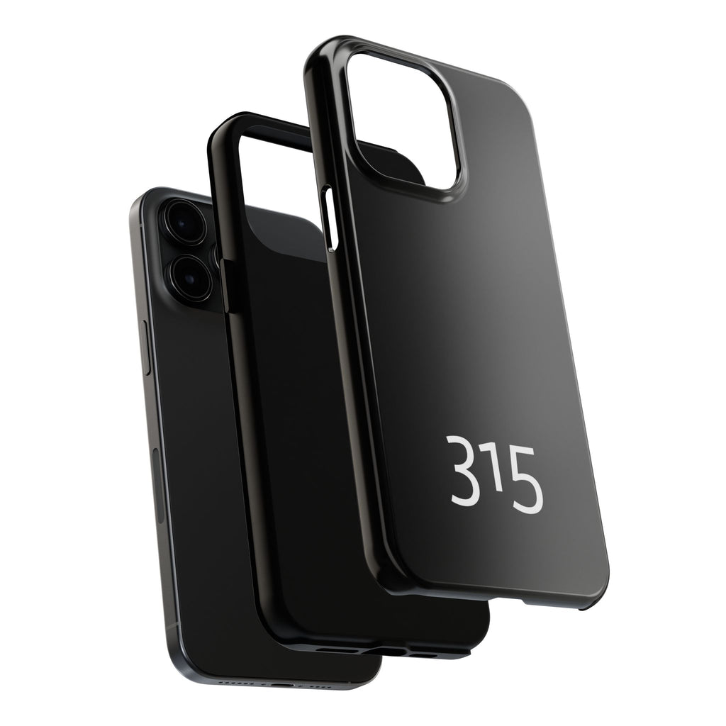 36 - Phone case 315 Tough Phone Case — Motivational Black Protective Cover