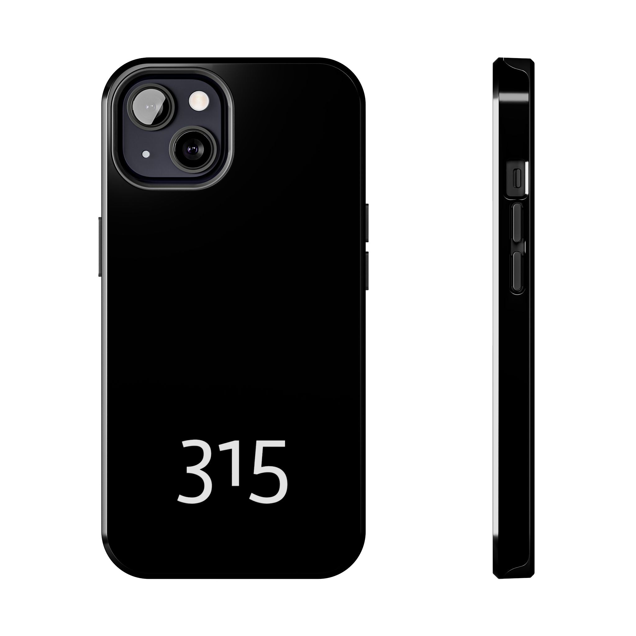 36 - Phone case 315 Tough Phone Case — Motivational Black Protective Cover