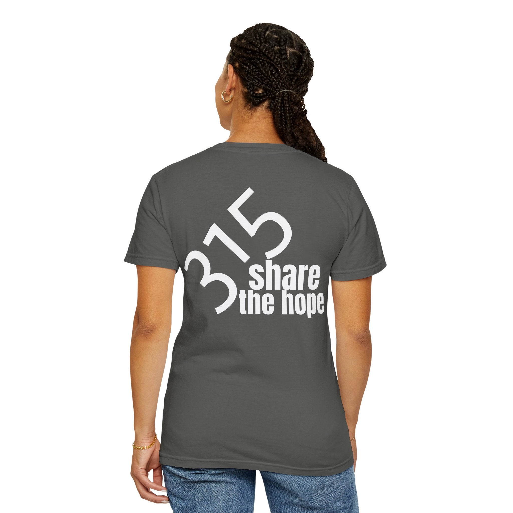 1 - Multi Colors 315 "Share the Hope" Graphic T-Shirt