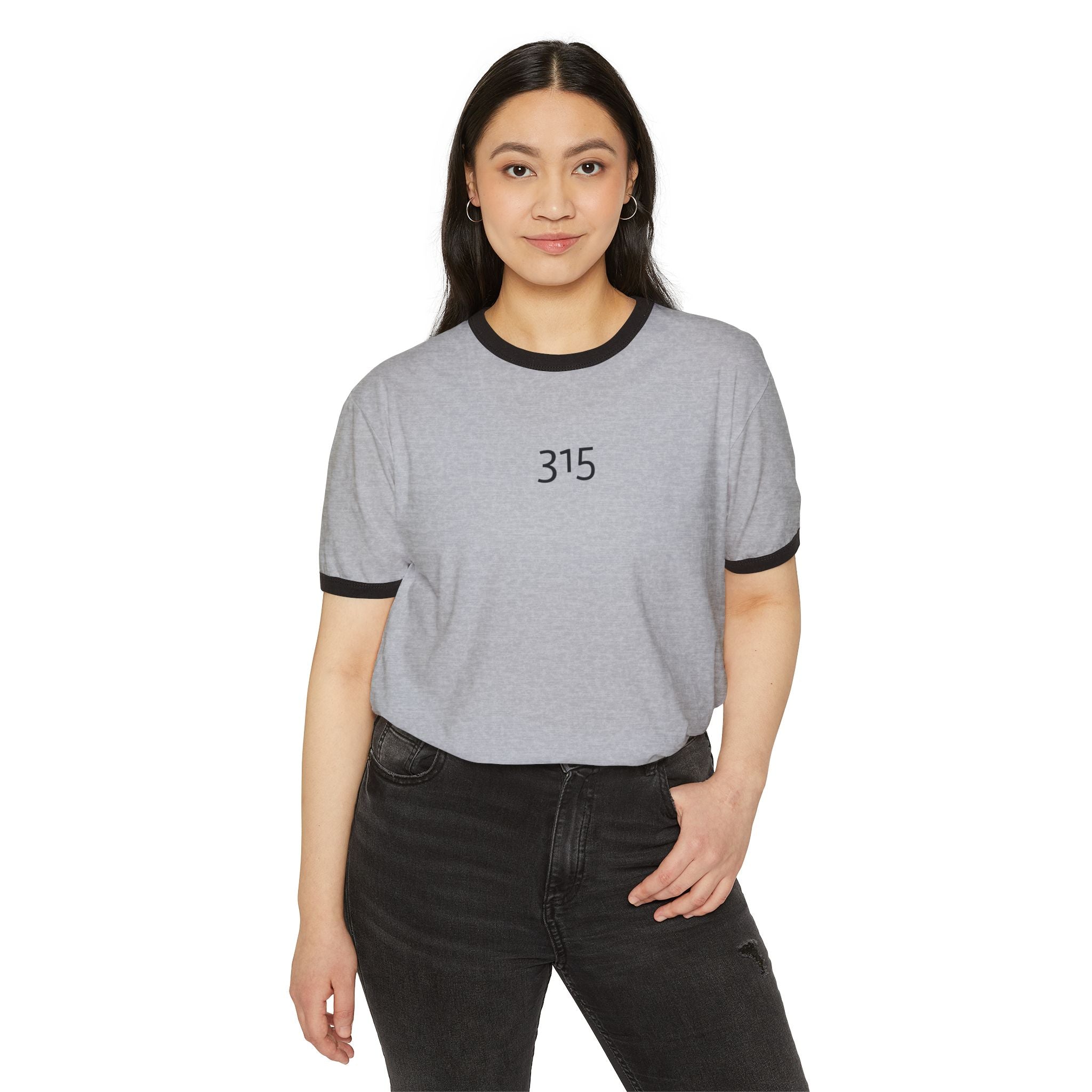 315 Unisex Cotton Ringer T-Shirt - Casual & Comfortable Style