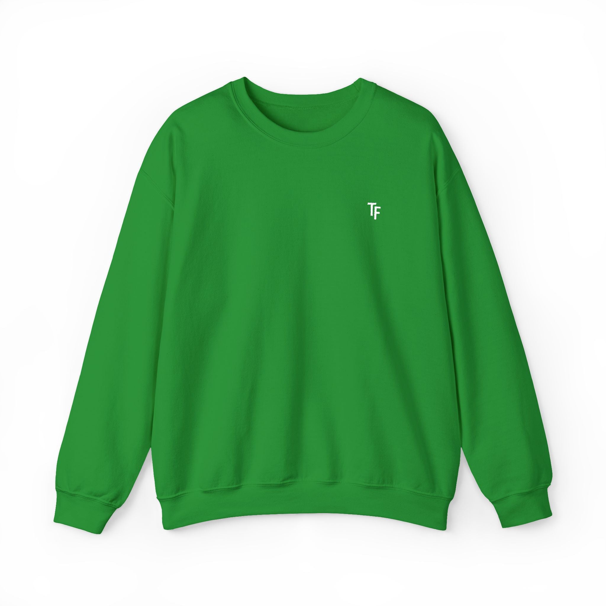 15 - TF Three Fifteen Embroidered Crewneck Sweatshirt — Minimal Graphic Pullover