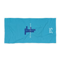 37 - Beach Towel — 315 Three Fifteen Beach Towel (Turquoise)