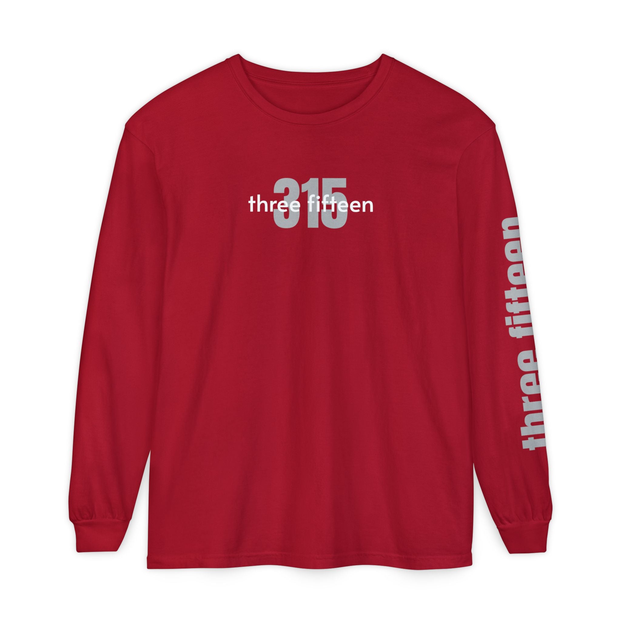 12 - Unisex Long Sleeve T-Shirt - Bold 315 Inspirational Casual Wear