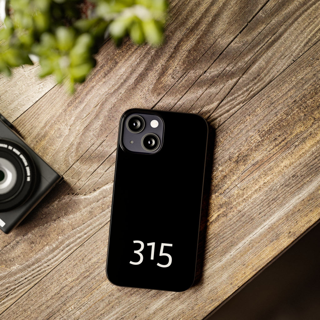 36 - Phone case 315 Slim Phone Case — Motivational Black Protective Cover