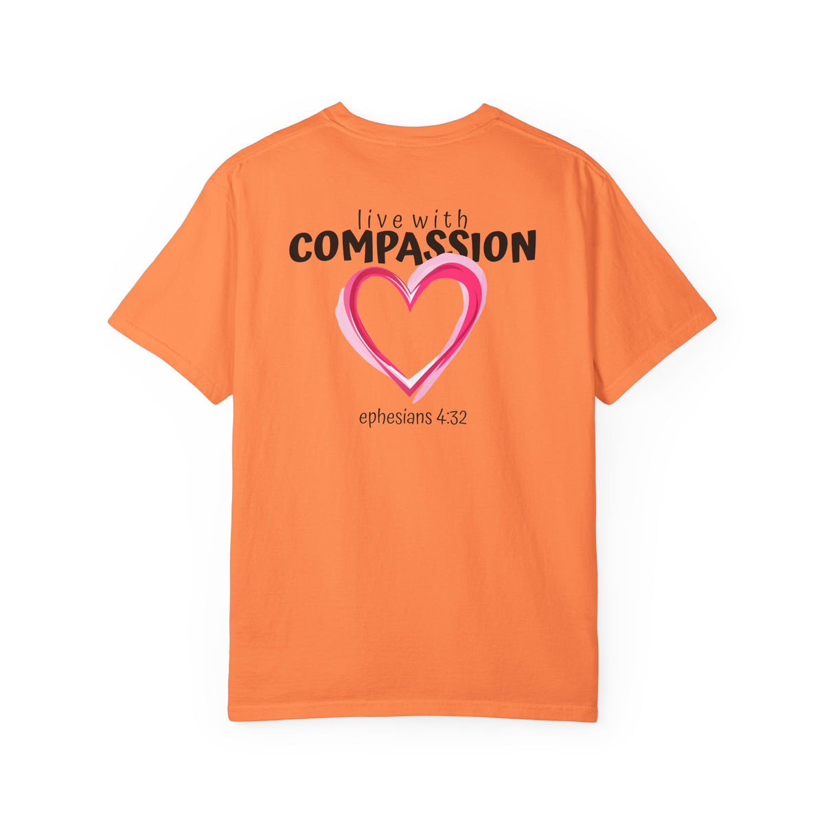 01 - Multi Color Tee - Live With Compassion - Multi Colors 315 Graphic T-Shirt