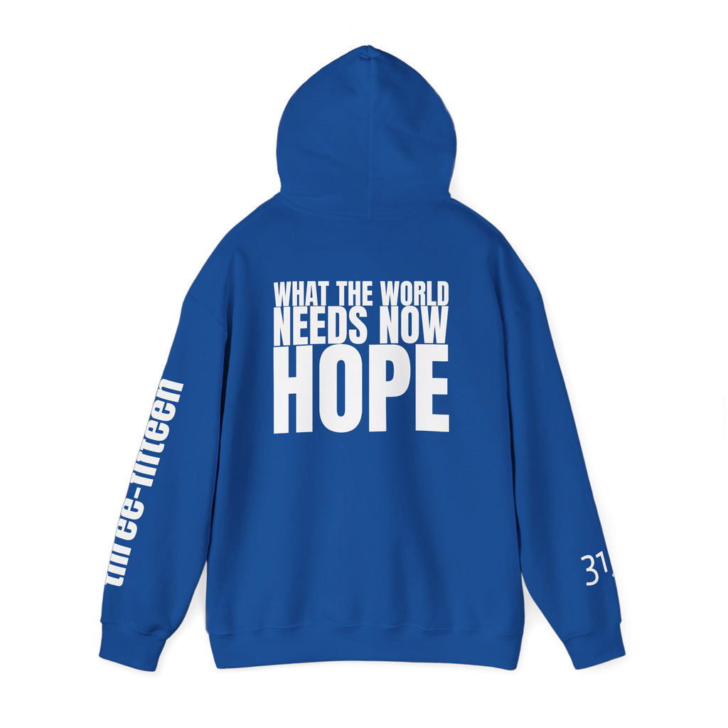 16 - Multi Colors “What the World Needs Now - HOPE”" Inspirational Quote Hoodie - This Isn't The End Of My Story
