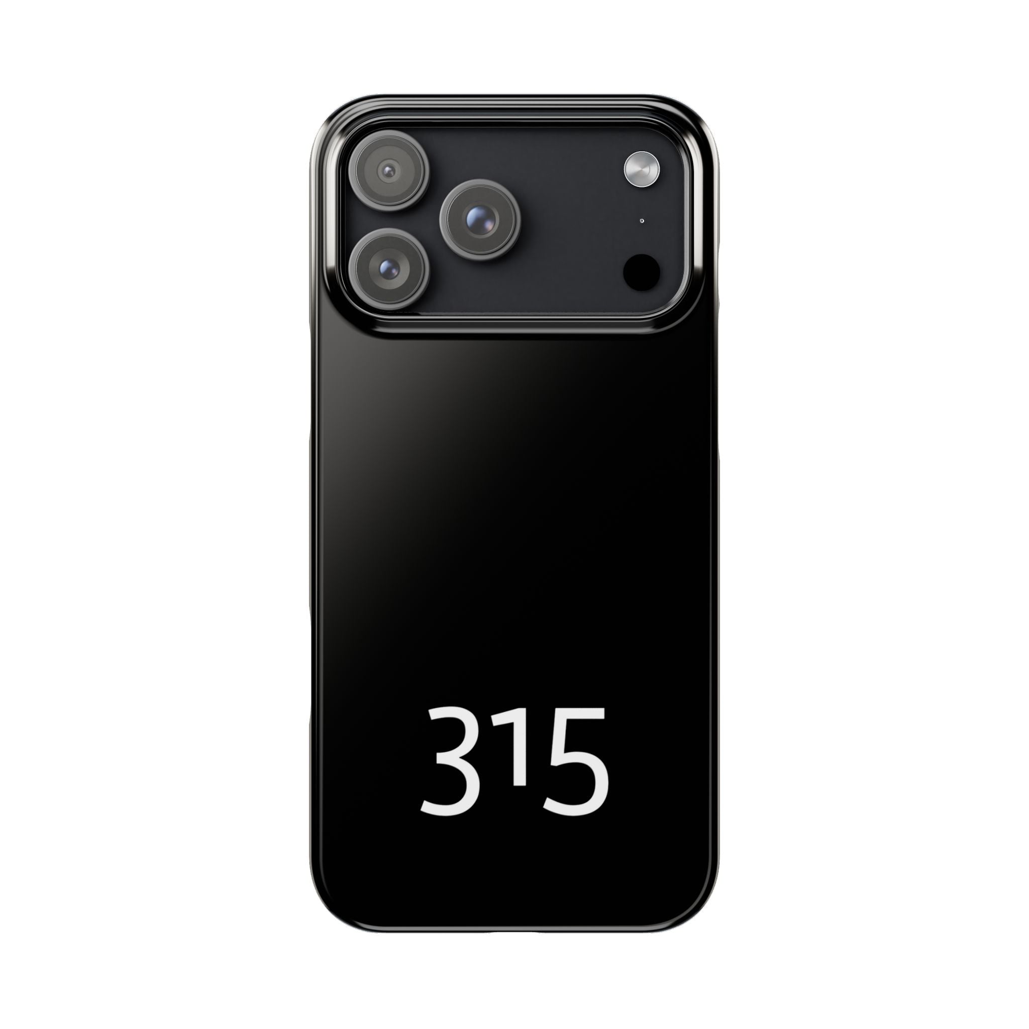 36 - Phone case 315 Slim Phone Case — Motivational Black Protective Cover