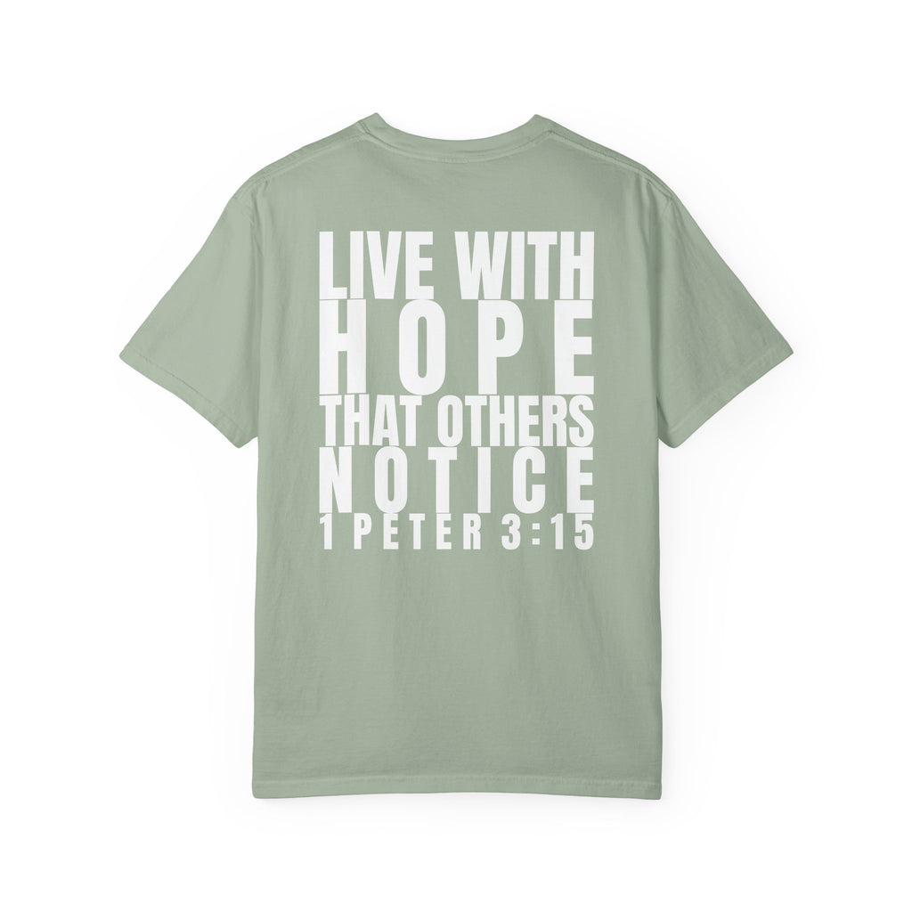 315 Multi Colors 315   “Live with Hope” Graphic T-Shirt