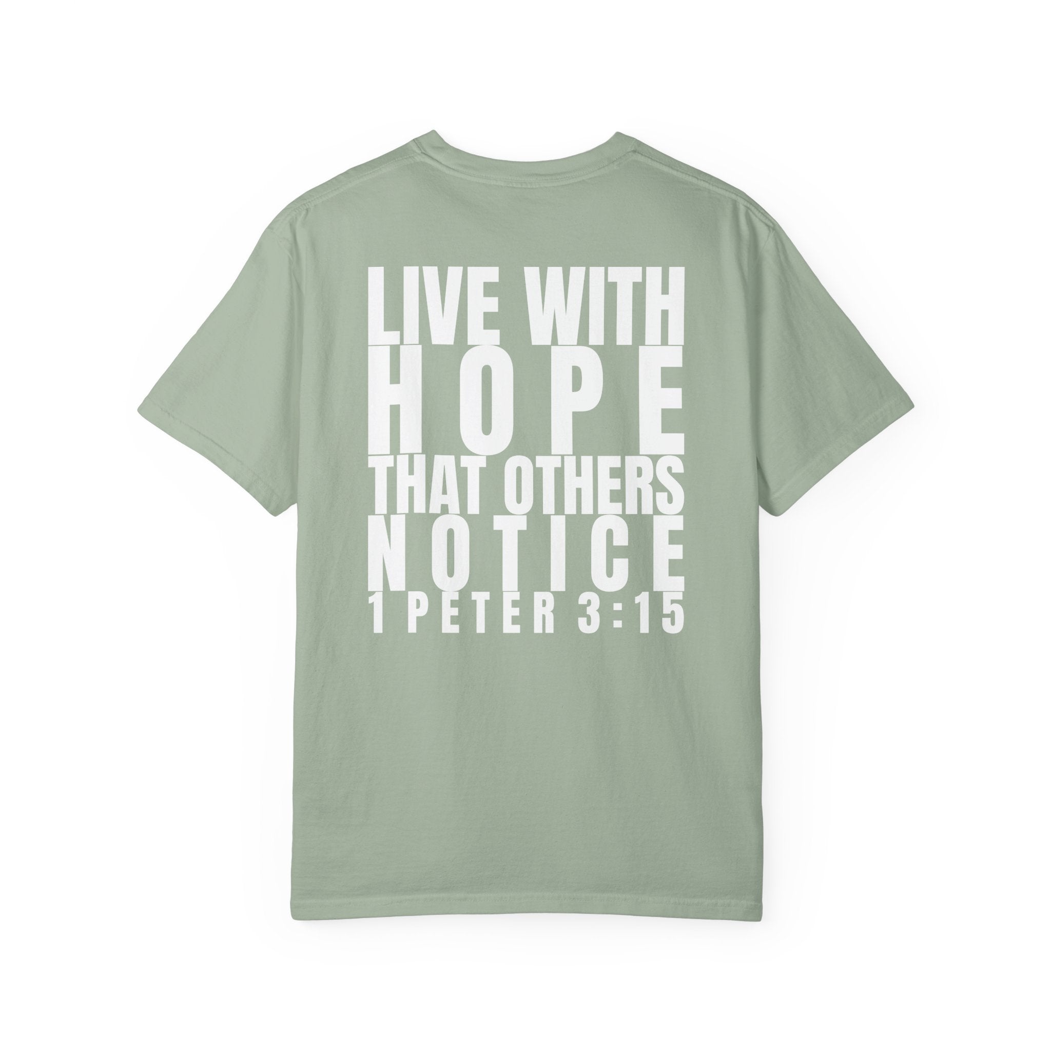 315 Multi Colors 315   “Live with Hope” Graphic T-Shirt