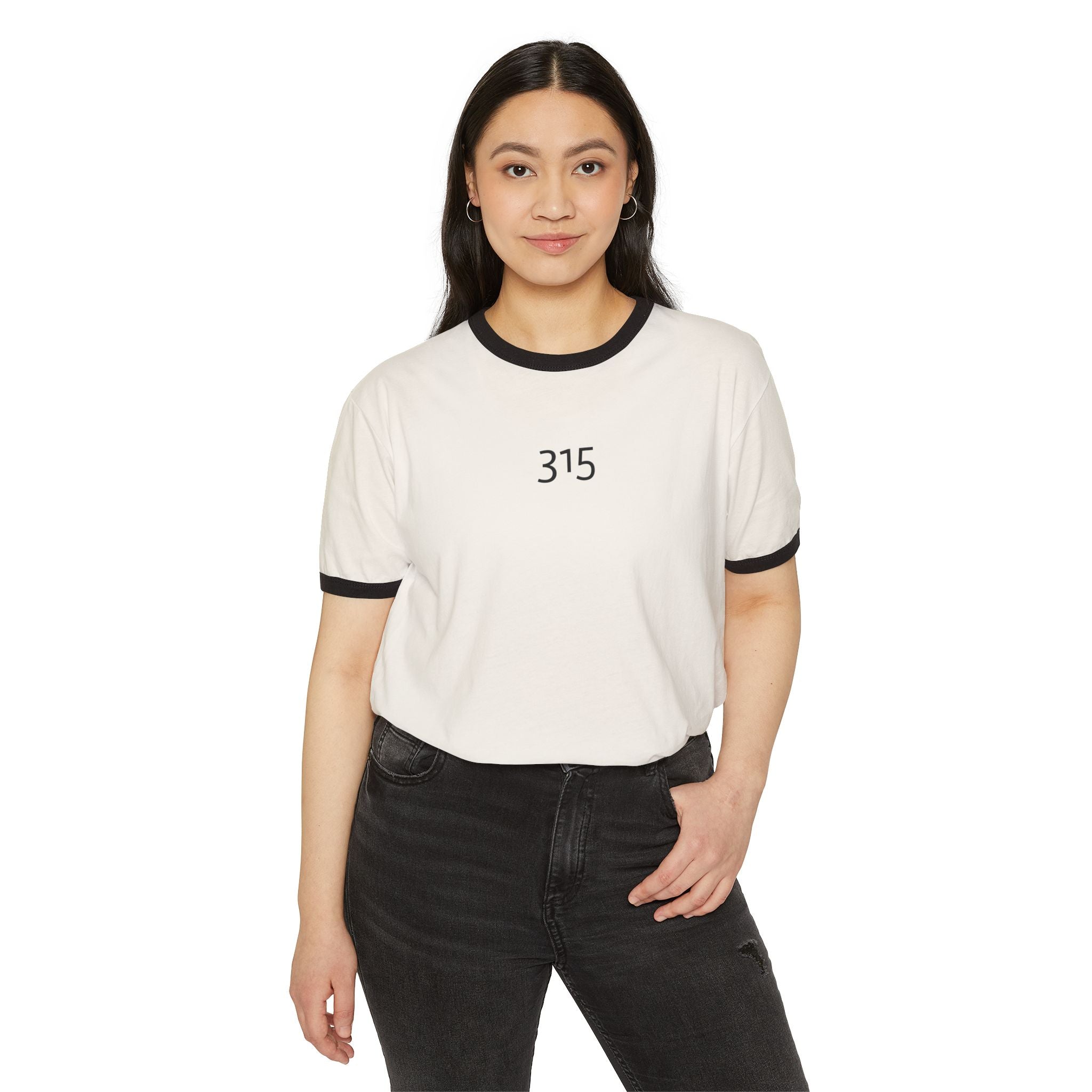 315 Unisex Cotton Ringer T-Shirt - Casual & Comfortable Style