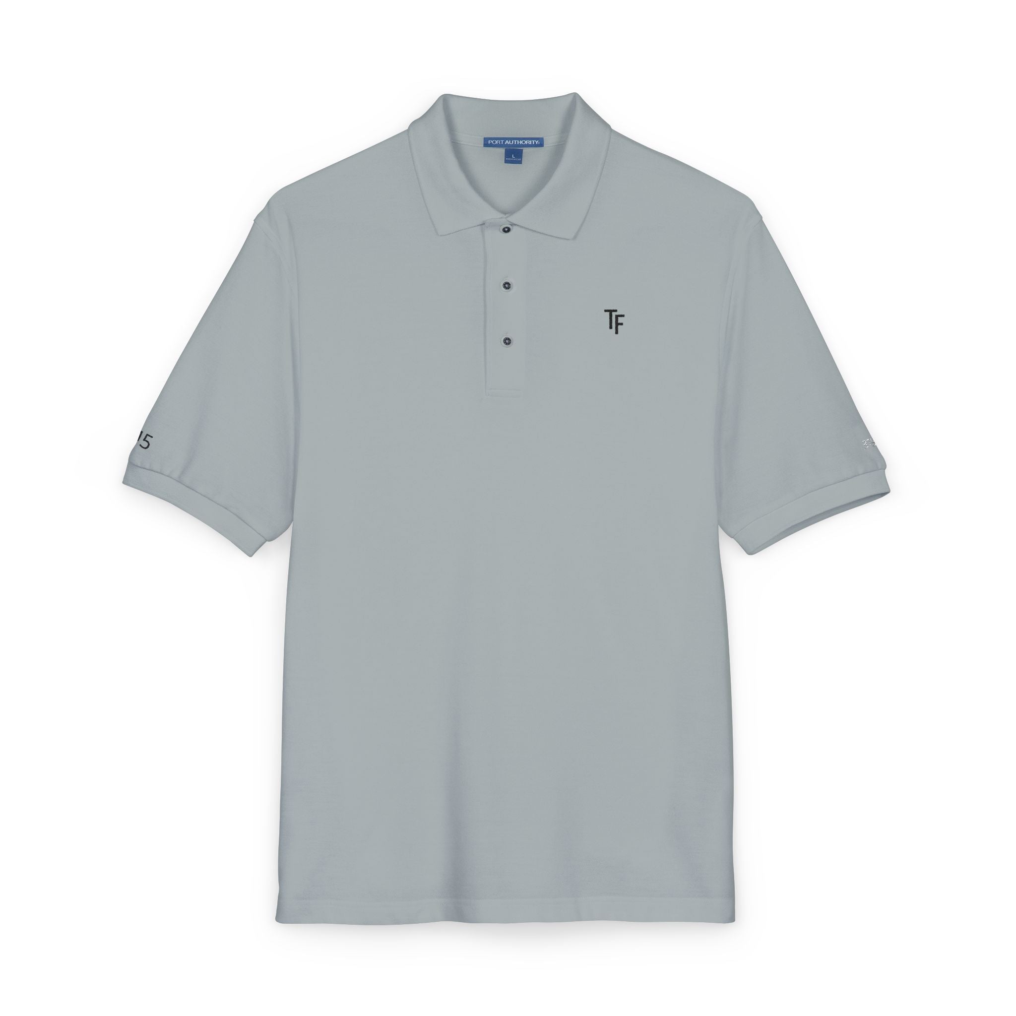 114 - Multi Color Sleek TF Embroidered Unisex Polo Shirt - Casual Elegance for Every Occasion