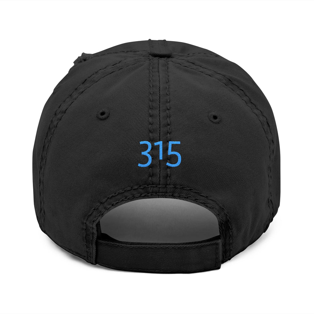 3 - Hat Distressed Embroidered TF Three Fifteen Dad Hat - Casual Chic Accessory