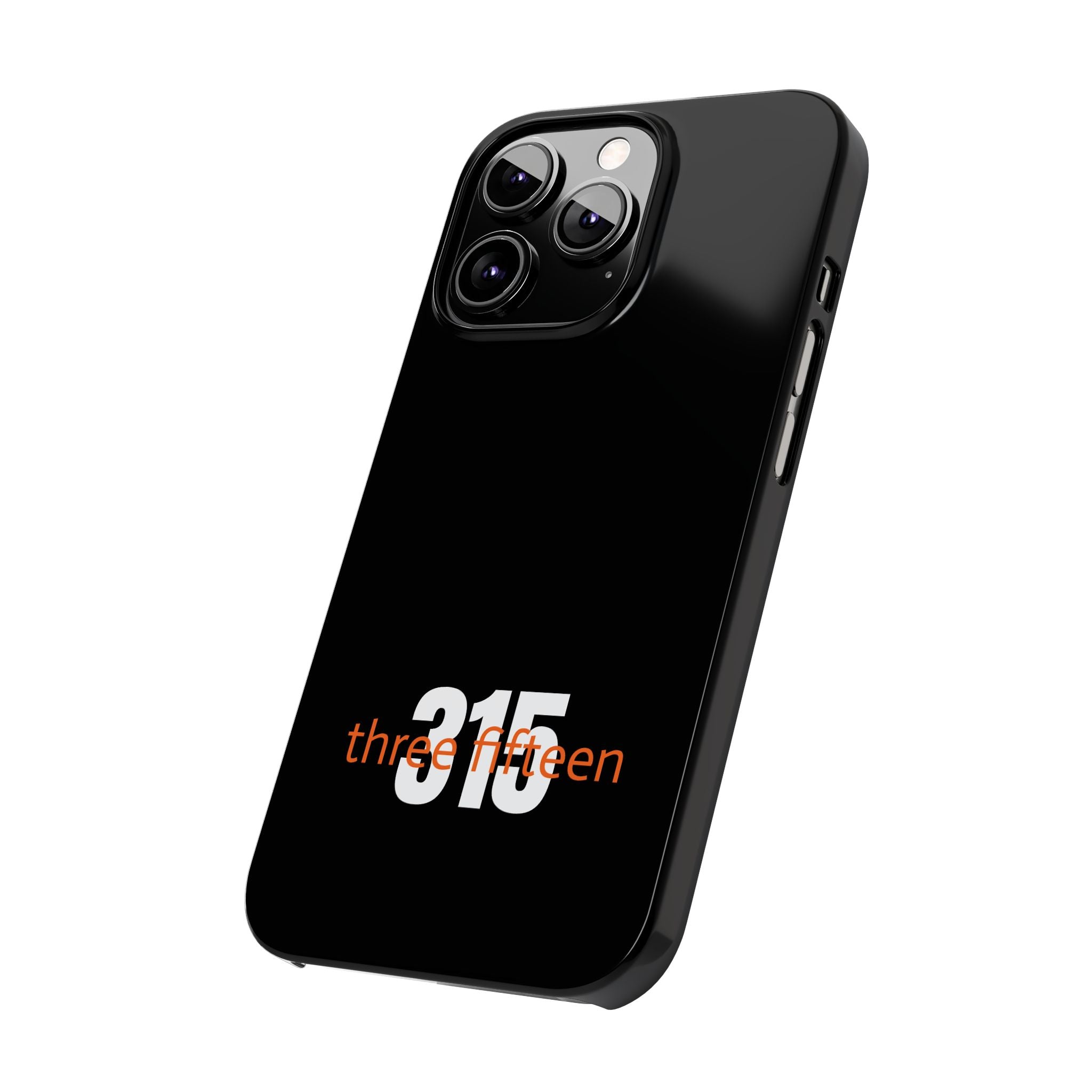 36 - Phone case 315 Slim Phone Case — Motivational Black Protective Cover