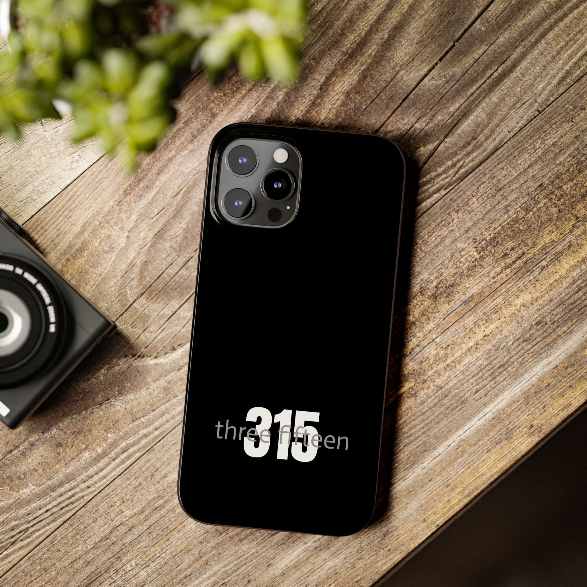 Copy of 36 - Phone case 315 Slim Phone Case — Motivational Black Protective Cover