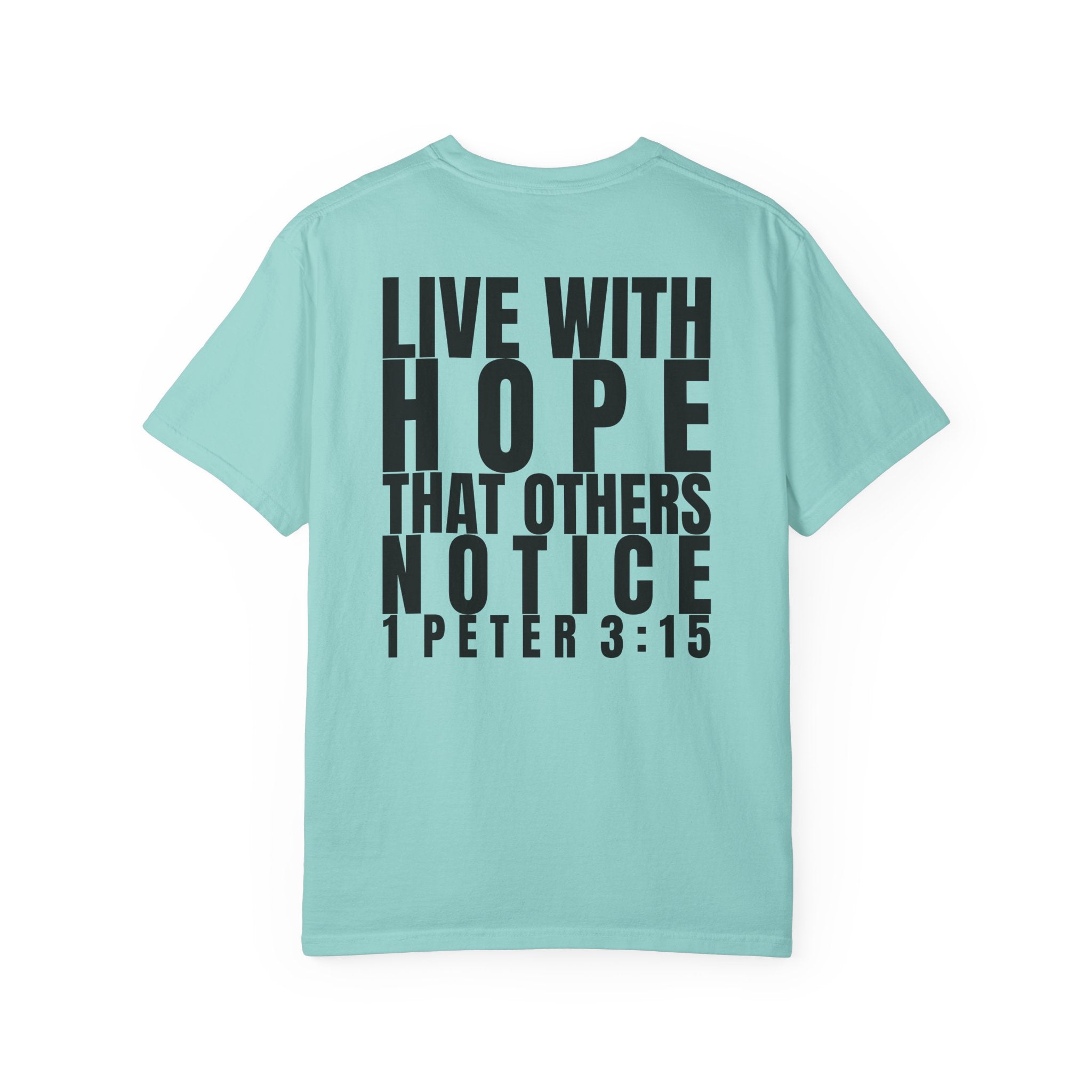 315 Multi Colors 315   “Live with Hope” Graphic T-Shirt
