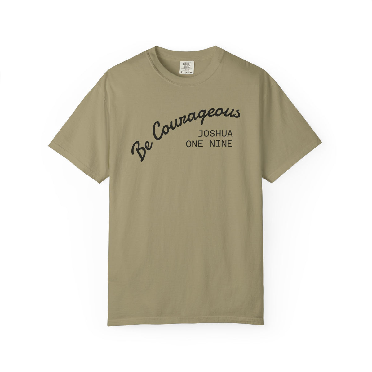 01 - Courageous Joshua One Nine Multi Colors Graphic T-Shirt